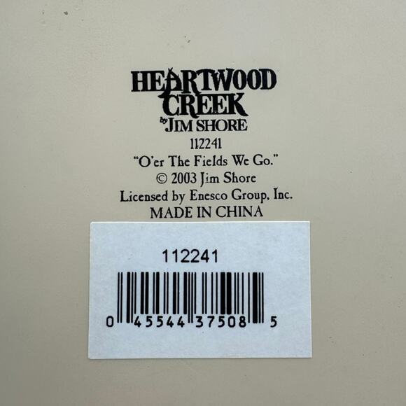 Jim Shore Heartwood Creek O’er The Fields We Go Santa Figurine 112241 Farm Scene - Picture 8 of 8